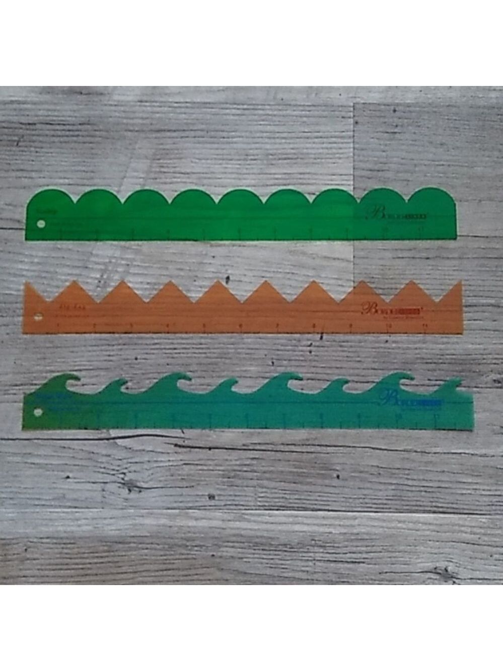 Creative Memories Borderlines Ruler Set